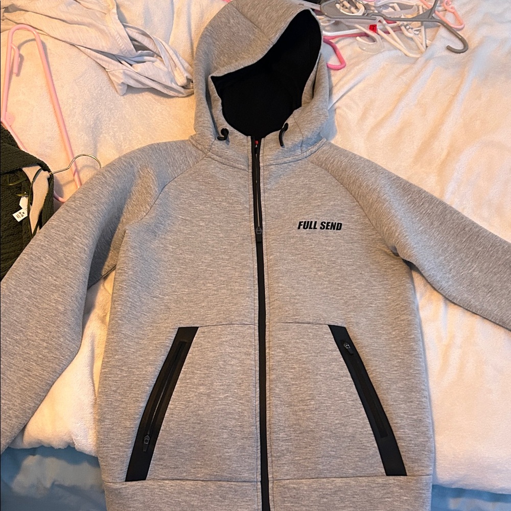 Full Send Men's Gray Lightweight Jacket